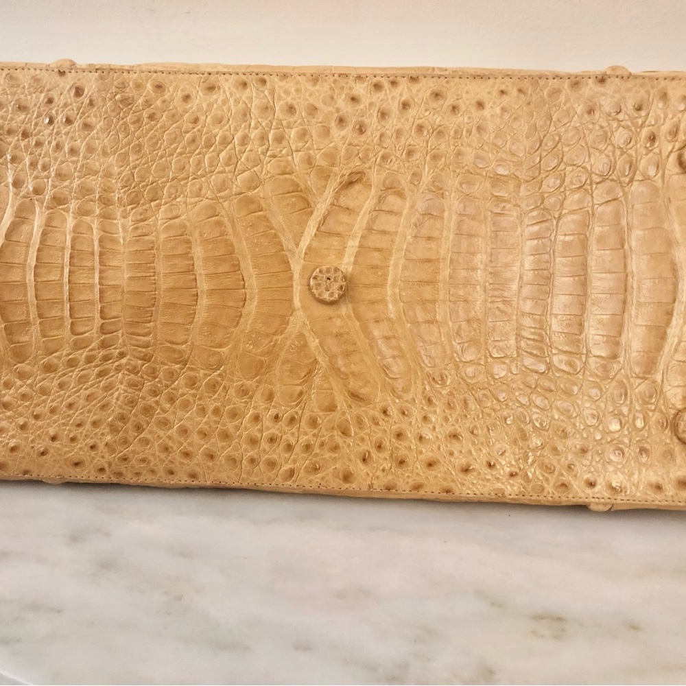 Large Nancy Gonzales genuine crocodile large handbag/tote - Picture 8 of 8